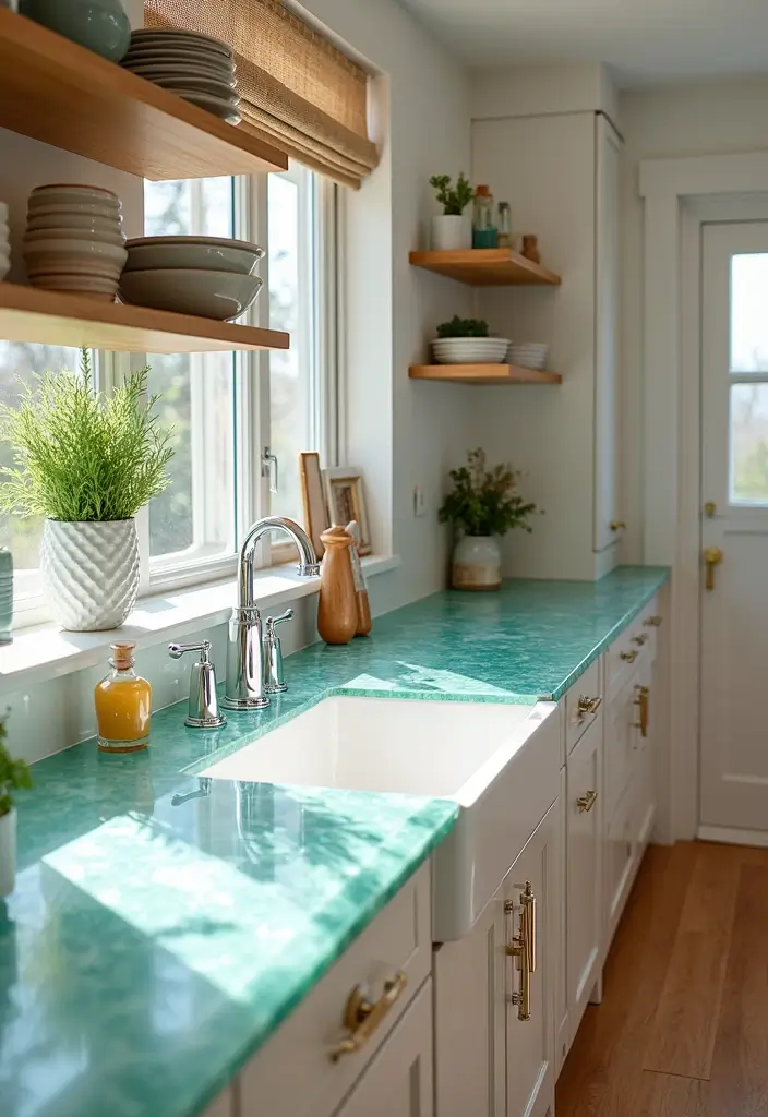 27 Modern Kitchen Inspirations Everyone’s Pinning - 1. Recycled Material Countertops