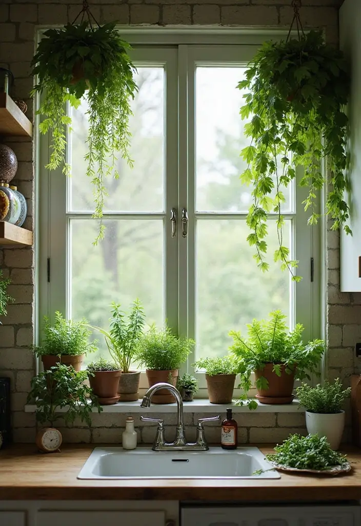 27 Modern Kitchen Inspirations Everyone’s Pinning - 10. Touch of Nature with Greenery