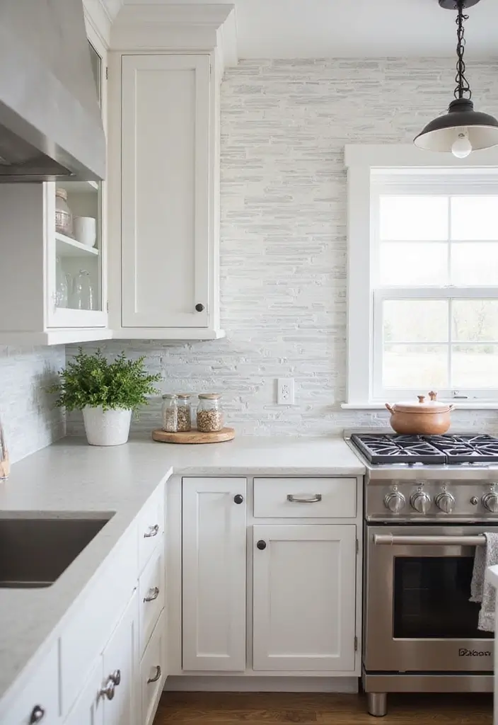 27 Modern Kitchen Inspirations Everyone’s Pinning - 14. Textured Walls for Depth