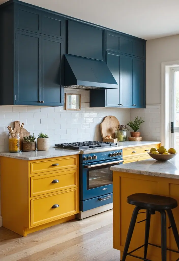 27 Modern Kitchen Inspirations Everyone’s Pinning - 15. Customized Color Schemes