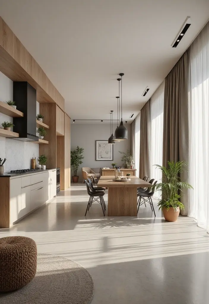 27 Modern Kitchen Inspirations Everyone’s Pinning - 19. Open Concept Living