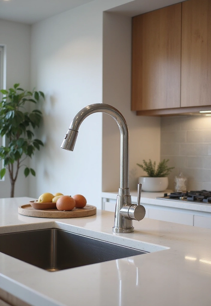 27 Modern Kitchen Inspirations Everyone’s Pinning - 21. Unique Faucet Designs