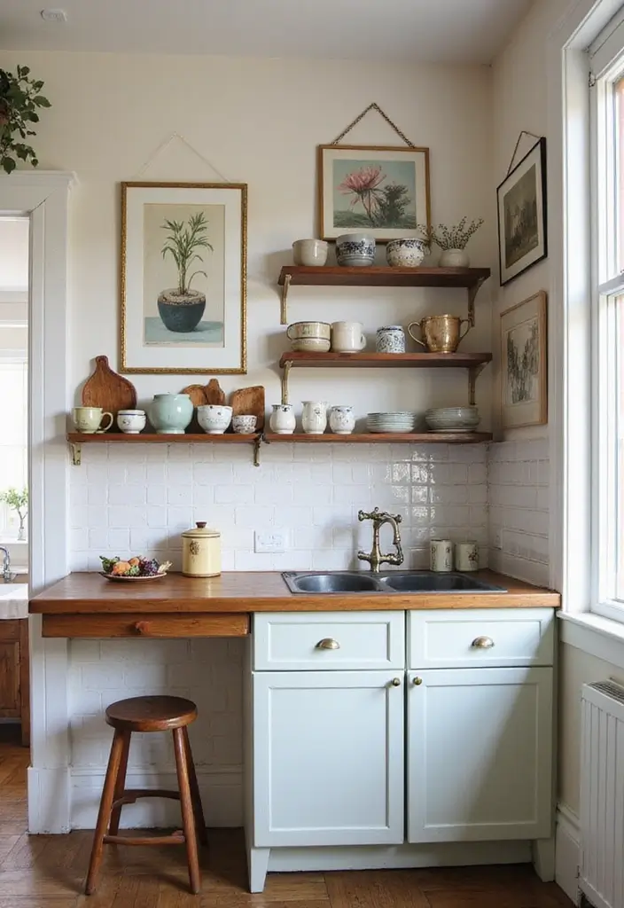 27 Modern Kitchen Inspirations Everyone’s Pinning - 27. Personal Touches with Art