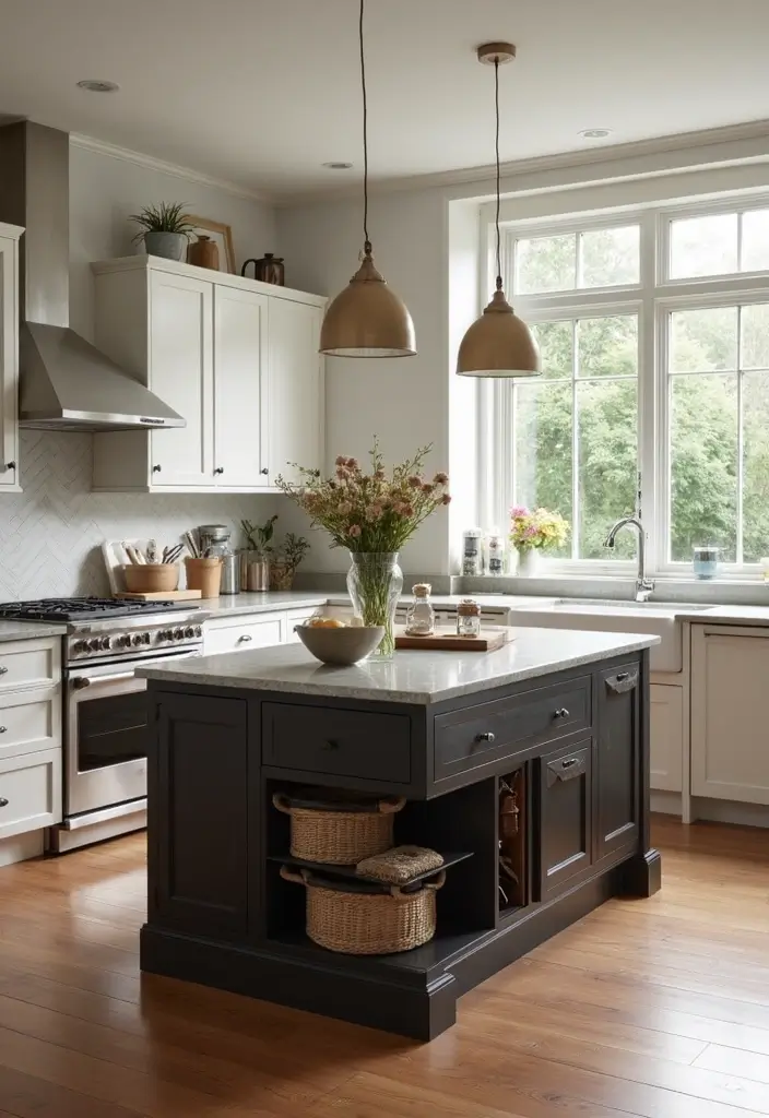 27 Modern Kitchen Inspirations Everyone’s Pinning - 6. Multi-Purpose Islands