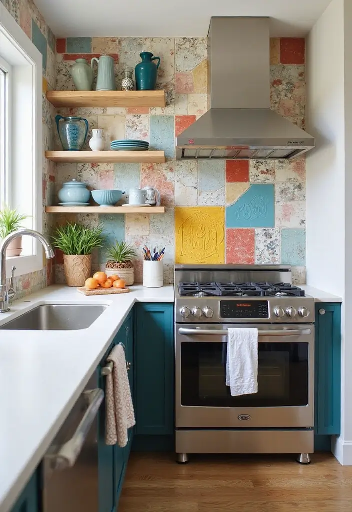 27 Modern Kitchen Inspirations Everyone’s Pinning - 8. Bold Backsplashes