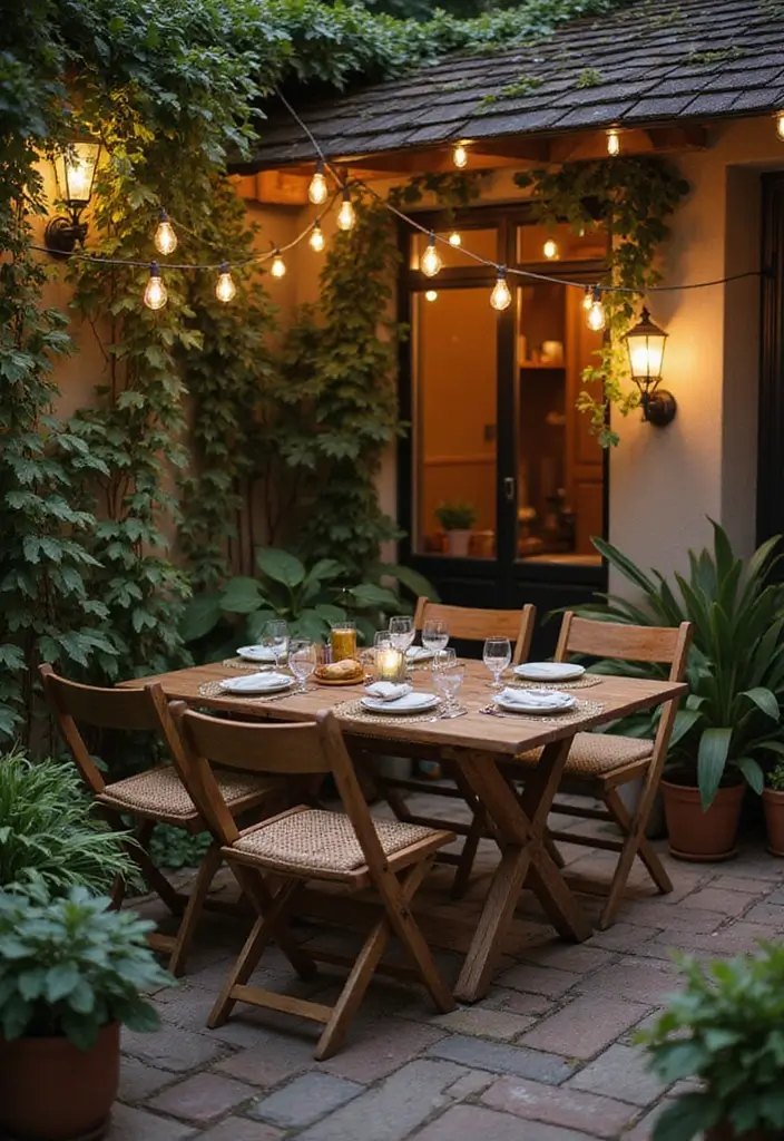 27 Small Outdoor Kitchen Ideas That Work Even in Tiny Yards 8 27 Small Outdoor Kitchen Ideas That Work Even in Tiny Yards - 8. Outdoor Dining Nook