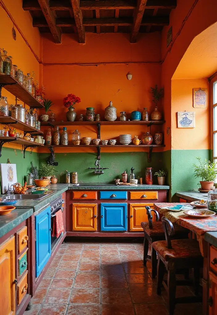 28 Indian Kitchen Decor Ideas Full of Culture and Charm 1 28 Indian Kitchen Decor Ideas Full of Culture and Charm - 1. Vibrant Color Palettes