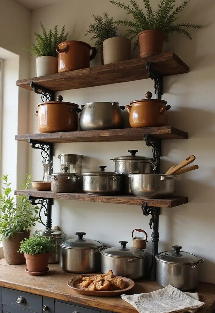 28 Indian Kitchen Decor Ideas Full of Culture and Charm 16 28 Indian Kitchen Decor Ideas Full of Culture and Charm - 16. Artistic Pot Racks