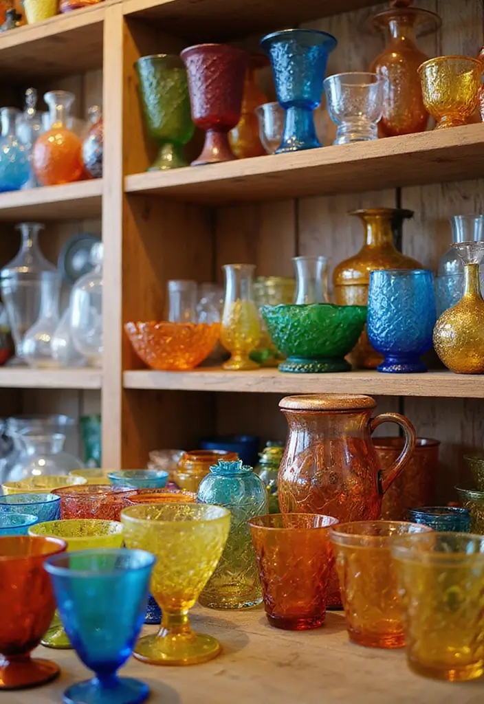 28 Indian Kitchen Decor Ideas Full of Culture and Charm 21 28 Indian Kitchen Decor Ideas Full of Culture and Charm - 21. Colorful Glassware