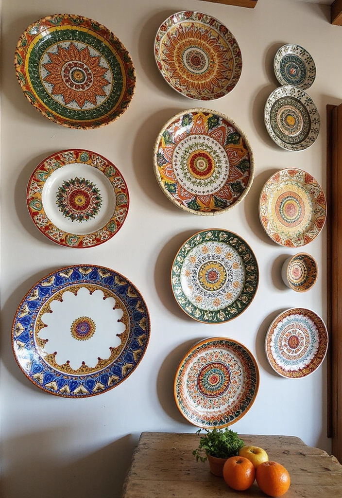 28 Indian Kitchen Decor Ideas Full of Culture and Charm 8 28 Indian Kitchen Decor Ideas Full of Culture and Charm - 8. Decorative Wall Plates