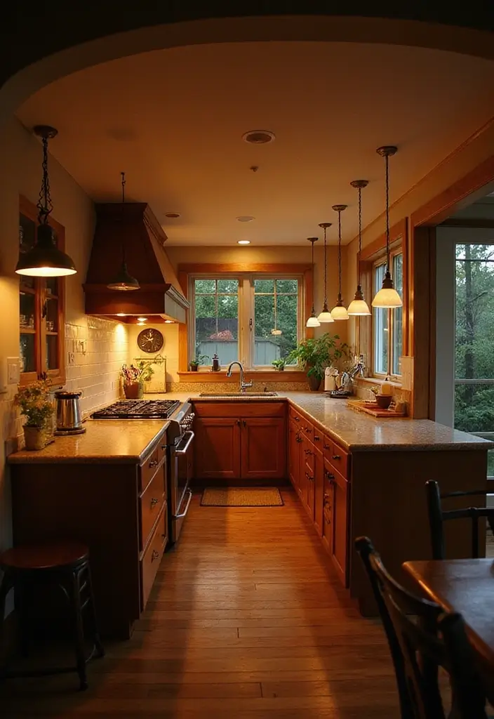 28 Japandi Style Kitchen Ideas That Feel Zen and Minimal - 10. Soft Lighting