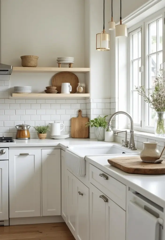 28 Japandi Style Kitchen Ideas That Feel Zen and Minimal - 11. Decluttered Countertops