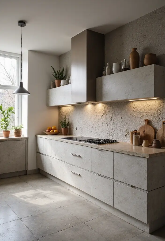 28 Japandi Style Kitchen Ideas That Feel Zen and Minimal - 12. Textured Surfaces