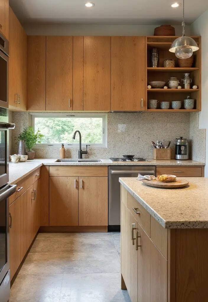 28 Japandi Style Kitchen Ideas That Feel Zen and Minimal - 13. Sustainable Materials