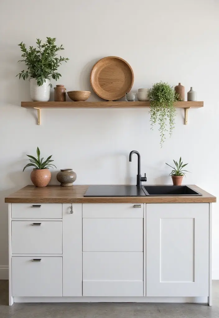 28 Japandi Style Kitchen Ideas That Feel Zen and Minimal - 15. Simple Decorative Touches
