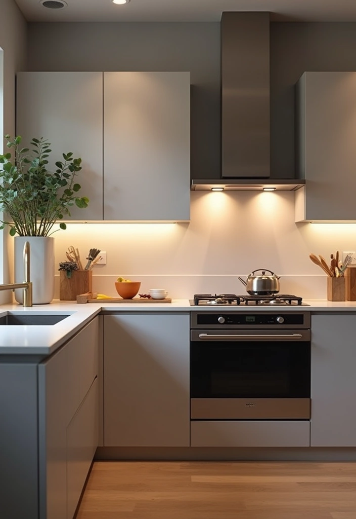 28 Japandi Style Kitchen Ideas That Feel Zen and Minimal - 17. Smart Home Technology