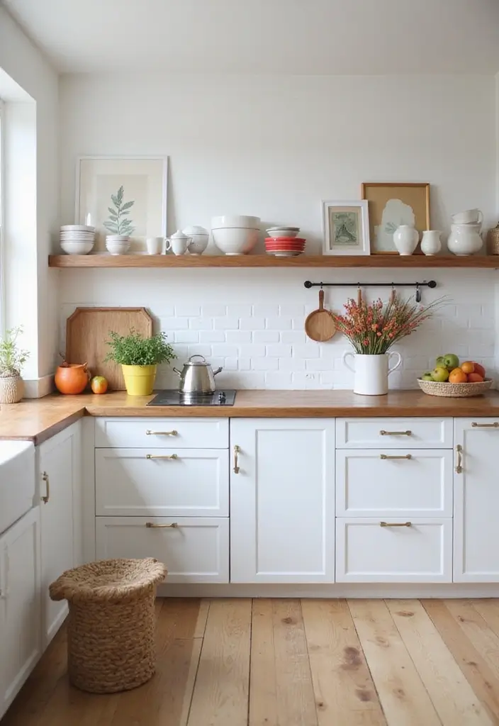 28 Japandi Style Kitchen Ideas That Feel Zen and Minimal - 25. Thoughtful Color Accents