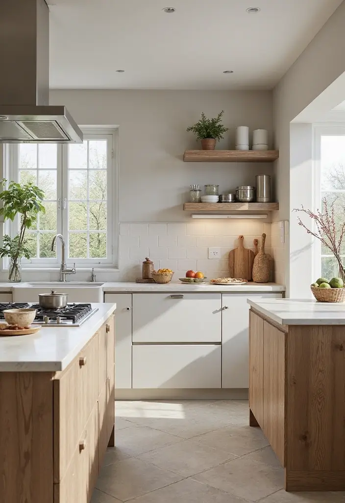 28 Japandi Style Kitchen Ideas That Feel Zen and Minimal - 6. Functional Layouts