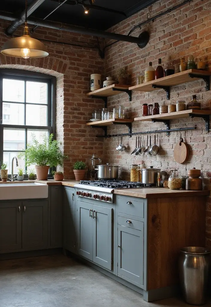 28 Kitchen Layout Ideas That Actually Work - 15. Industrial Kitchen Layout