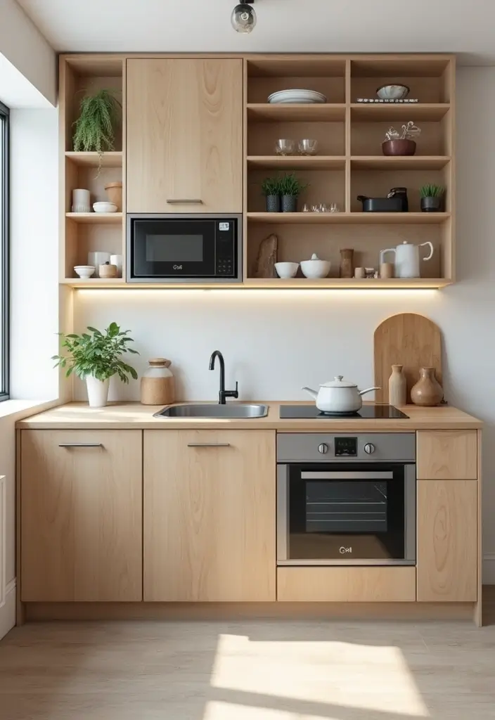 28 Kitchen Layout Ideas That Actually Work - 19. Space-Saving Kitchen Layout