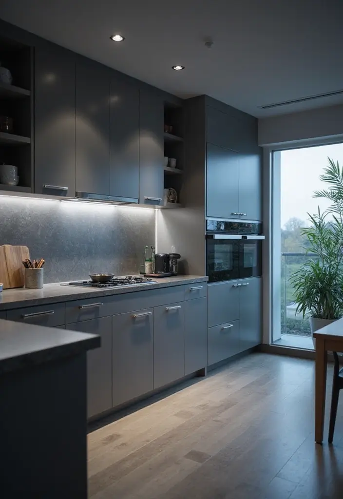 28 Kitchen Layout Ideas That Actually Work - 23. Smart Technology Kitchen Layout