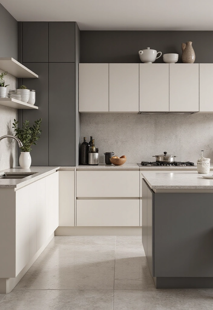 28 Kitchen Layout Ideas That Actually Work - 25. Monochromatic Kitchen Layout