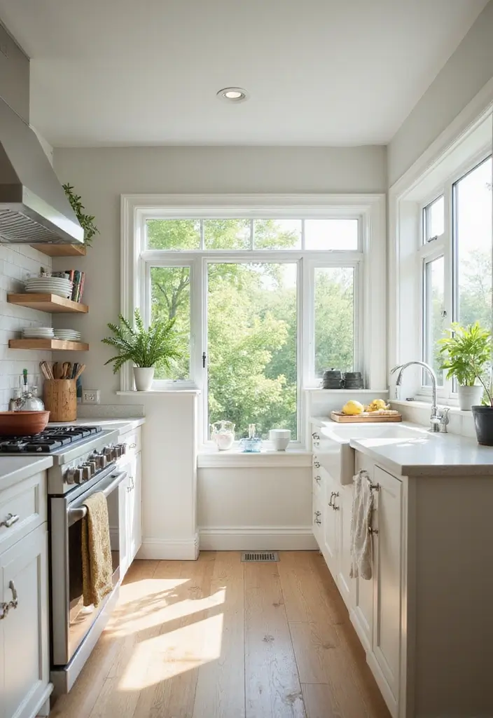 28 Kitchen Layout Ideas That Actually Work - 28. Light and Airy Kitchen Layout