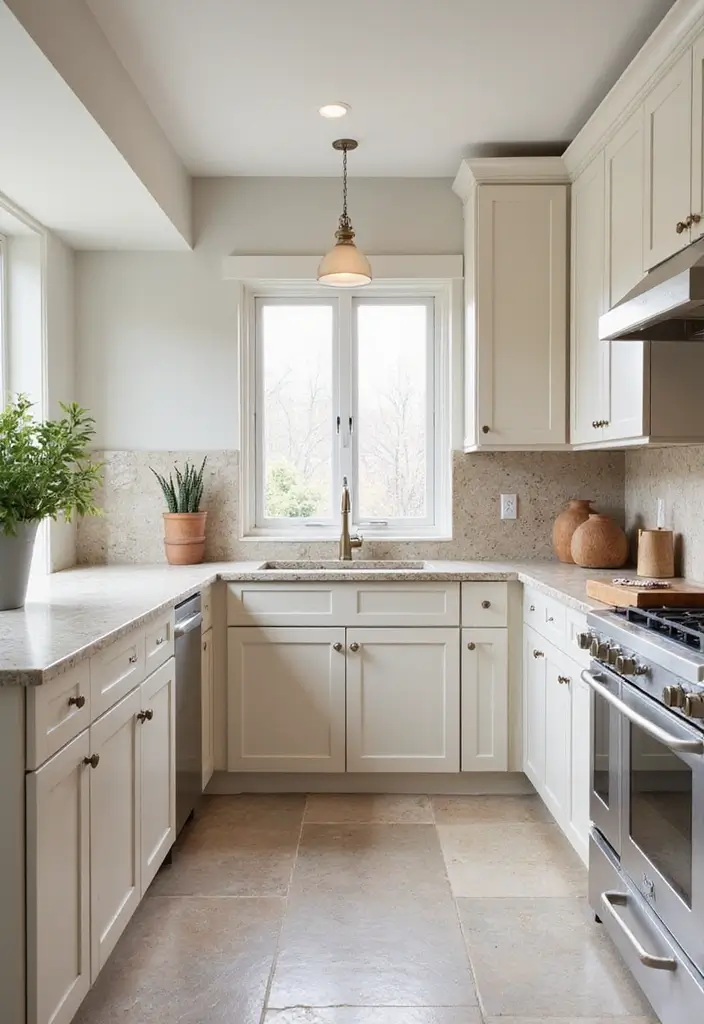 28 Neutral Kitchen Ideas That Look Calm and Timeless 10 28 Neutral Kitchen Ideas That Look Calm and Timeless - 10. Natural Stone Surfaces