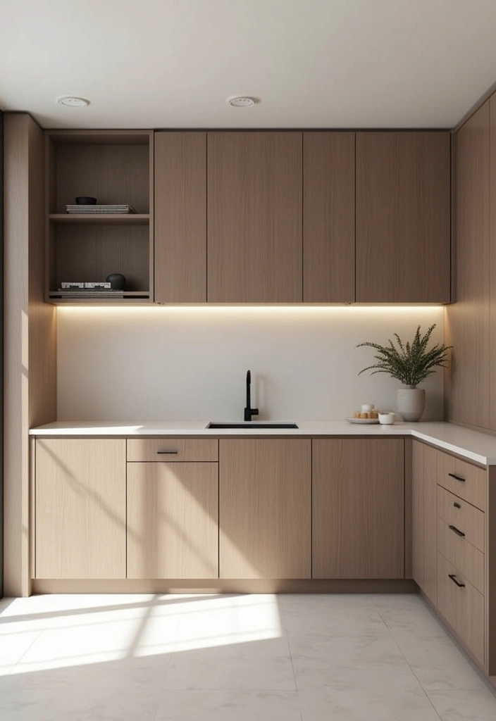 28 Neutral Kitchen Ideas That Look Calm and Timeless 26 28 Neutral Kitchen Ideas That Look Calm and Timeless - 26. Effortless Clean Lines