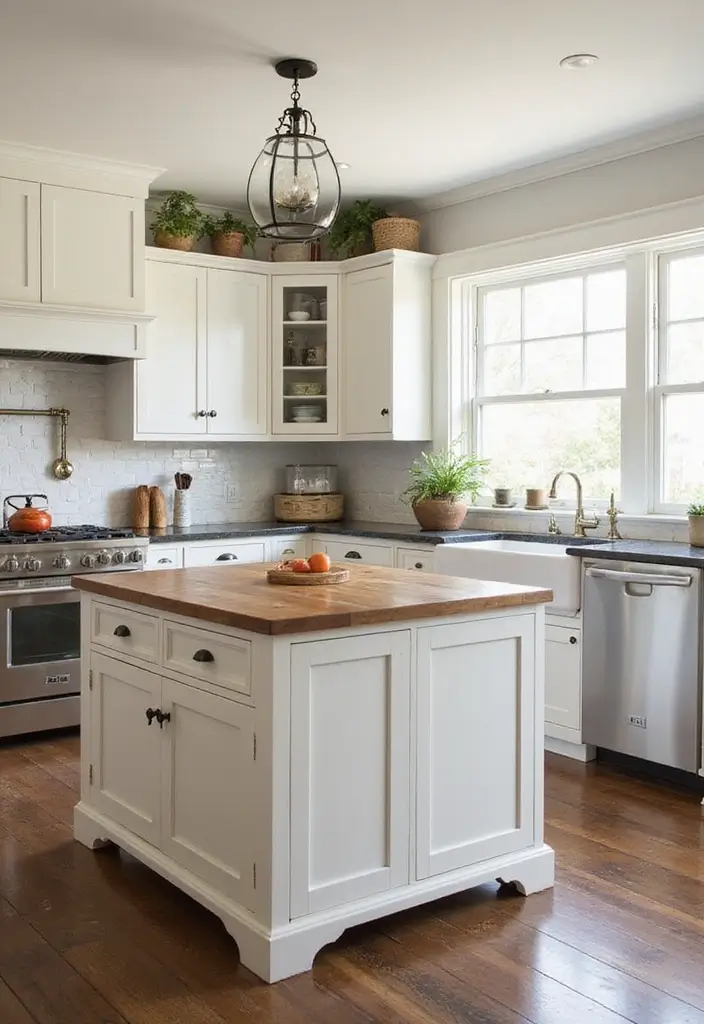 28 Small Kitchen Island Ideas You’ll Wish You Tried Sooner 13 28 Small Kitchen Island Ideas You’ll Wish You Tried Sooner - 13. Shaker Style Islands