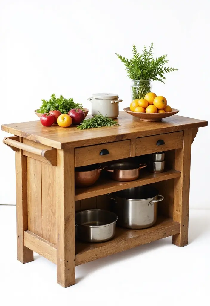 28 Small Kitchen Island Ideas You’ll Wish You Tried Sooner 26 28 Small Kitchen Island Ideas You’ll Wish You Tried Sooner - 26. Open-Top Islands