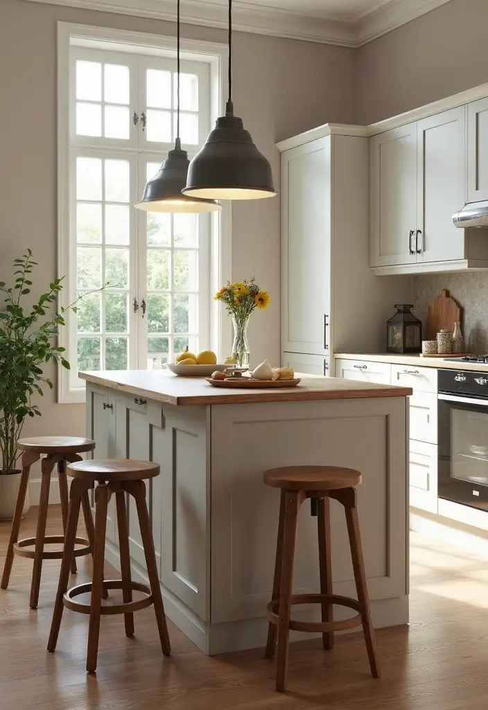 28 Small Kitchen Island Ideas You’ll Wish You Tried Sooner 7 28 Small Kitchen Island Ideas You’ll Wish You Tried Sooner - 7. Small Kitchen Islands with Stools