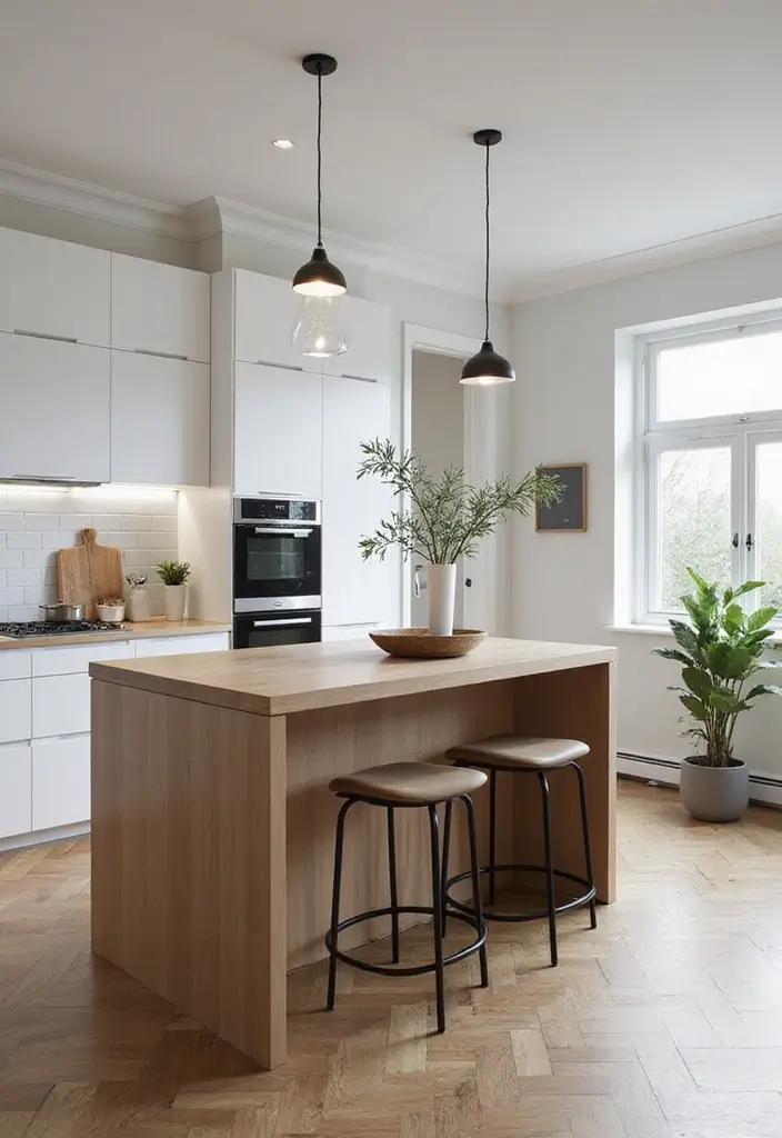 28 Small Kitchen Island Ideas You’ll Wish You Tried Sooner 9 28 Small Kitchen Island Ideas You’ll Wish You Tried Sooner - 9. Compact Bar-Height Islands