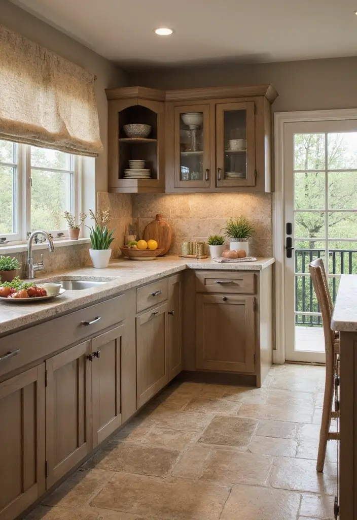 29 Kitchen Countertops Ideas That Look Expensive and Chic 10 29 Kitchen Countertops Ideas That Look Expensive and Chic - 10. Earthy Laminates