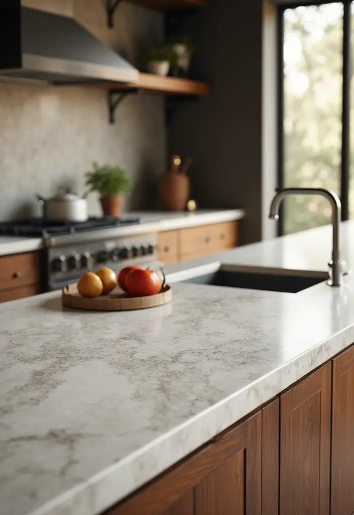 29 Kitchen Countertops Ideas That Look Expensive and Chic 20 29 Kitchen Countertops Ideas That Look Expensive and Chic - 20. Beautiful Soapstone