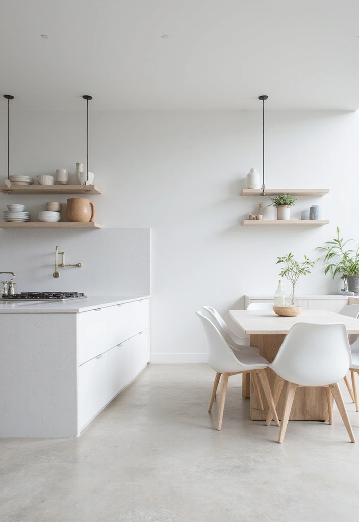 29 Kitchen Countertops Ideas That Look Expensive and Chic 28 29 Kitchen Countertops Ideas That Look Expensive and Chic - 28. Minimalist White Concrete