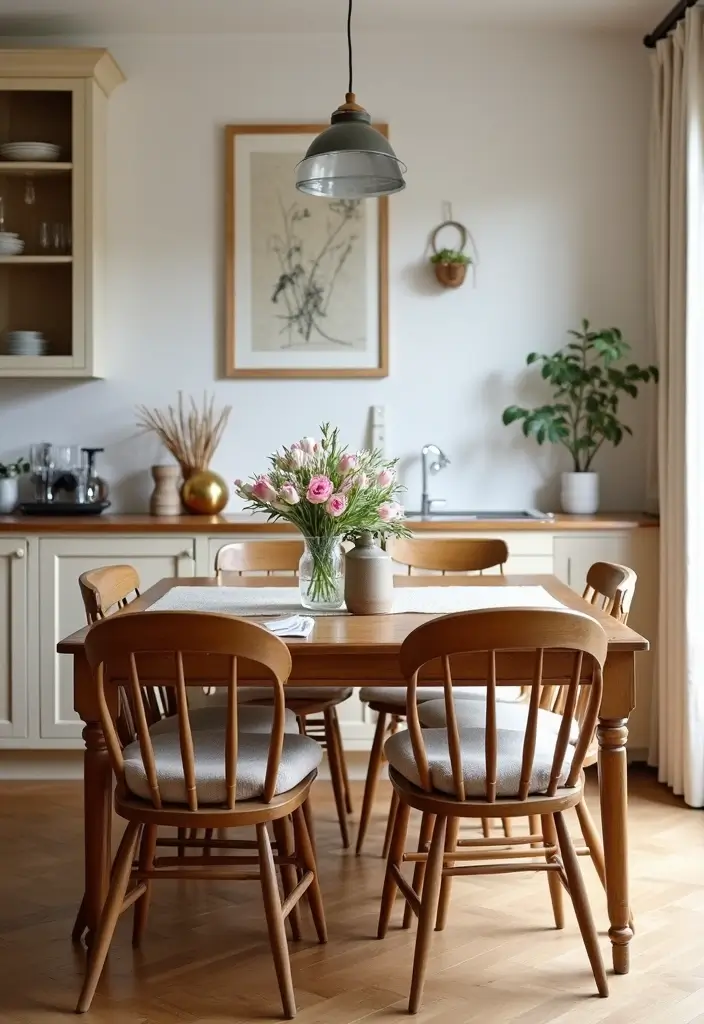 29 Kitchen Decor Ideas That Never Go Out of Style - 18. Classic Dining Chairs