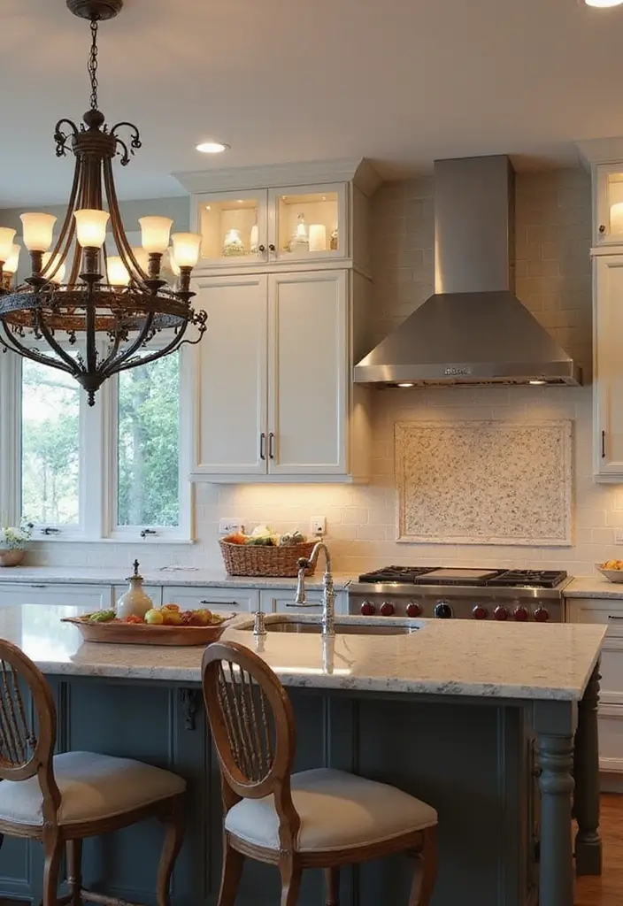 29 Kitchen Decor Ideas That Never Go Out of Style - 26. Elegant Light Fixtures