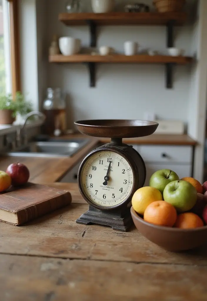 29 Kitchen Decor Ideas That Never Go Out of Style - 3. Antique Kitchen Scales