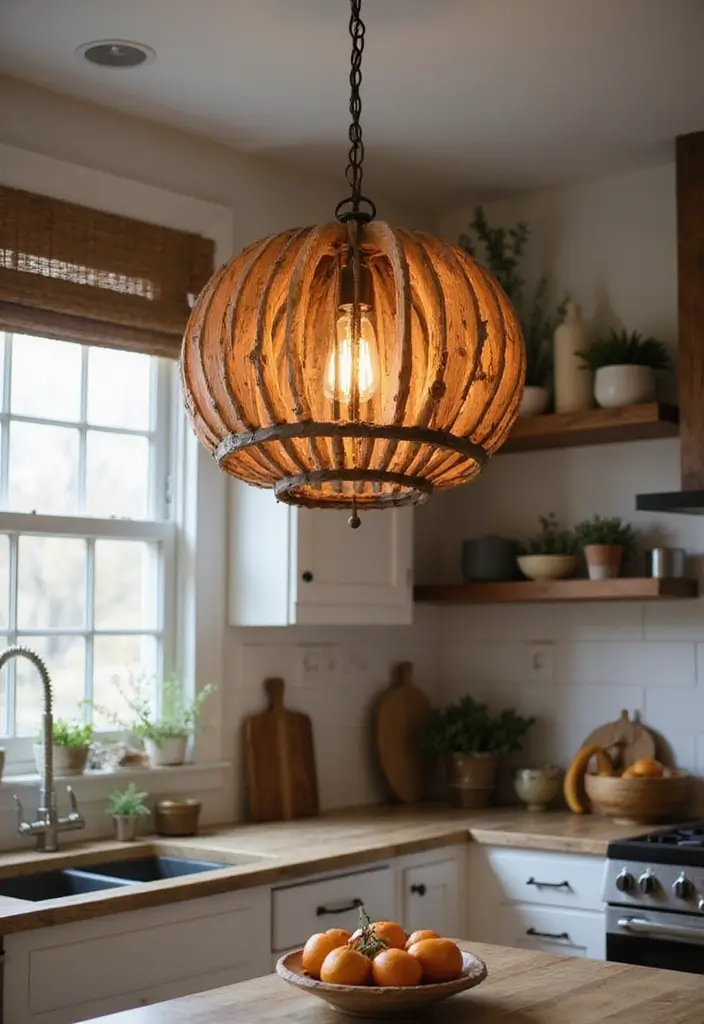 29 Kitchen Lighting Ideas That Brighten and Transform 11 29 Kitchen Lighting Ideas That Brighten and Transform - 11. Rustic Chandeliers