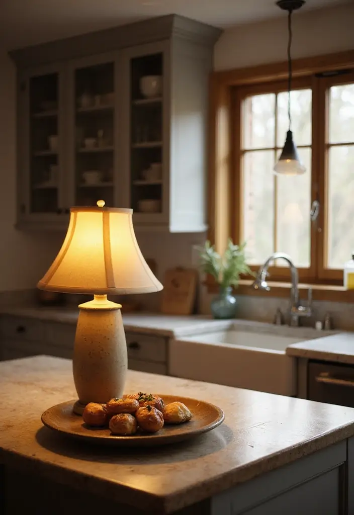 29 Kitchen Lighting Ideas That Brighten and Transform 13 29 Kitchen Lighting Ideas That Brighten and Transform - 13. Unique Table Lamps