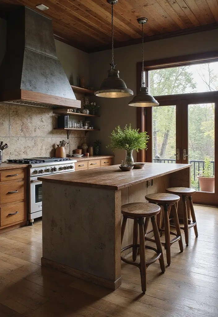 29 Kitchen Peninsula Ideas That Add Space and Style - 19. Textured Finishes
