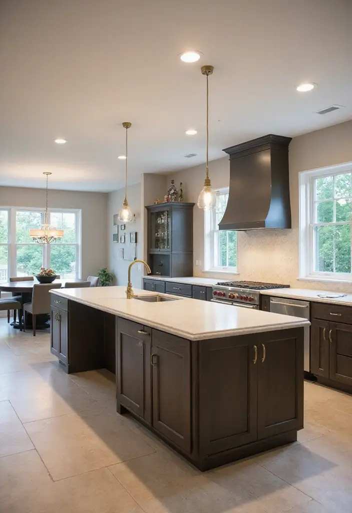 29 Kitchen Peninsula Ideas That Add Space and Style - 20. Open Concept Flow