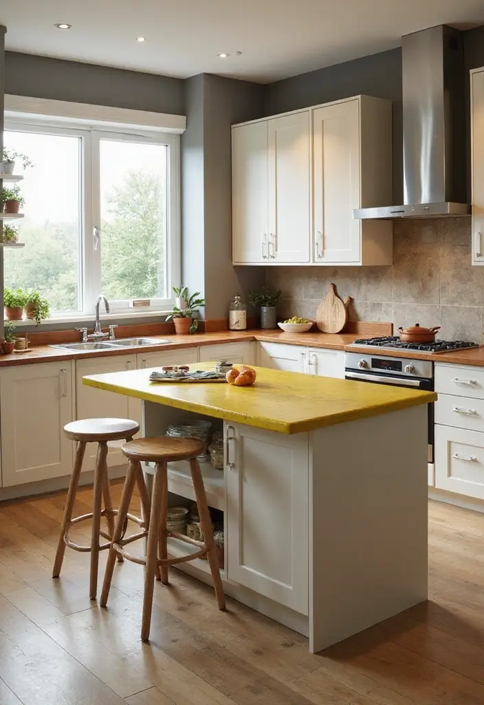29 Kitchen Peninsula Ideas That Add Space and Style - 3. Multi-Functional Island