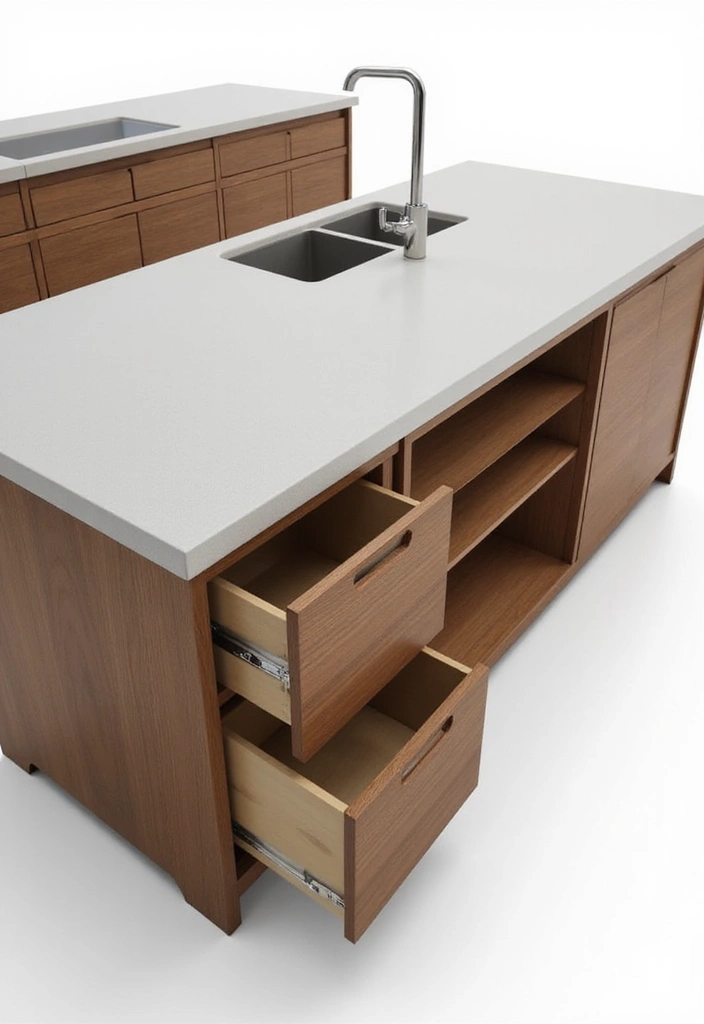 29 Kitchen Platform Ideas That Make Cooking Easier 1 29 Kitchen Platform Ideas That Make Cooking Easier - 1. Multi-Functional Kitchen Islands