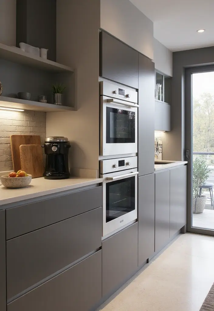 29 Kitchen Platform Ideas That Make Cooking Easier 14 29 Kitchen Platform Ideas That Make Cooking Easier - 14. Integrated Appliances