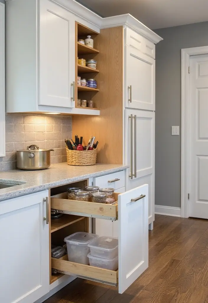 29 Kitchen Platform Ideas That Make Cooking Easier 22 29 Kitchen Platform Ideas That Make Cooking Easier - 22. Customizable Cabinets