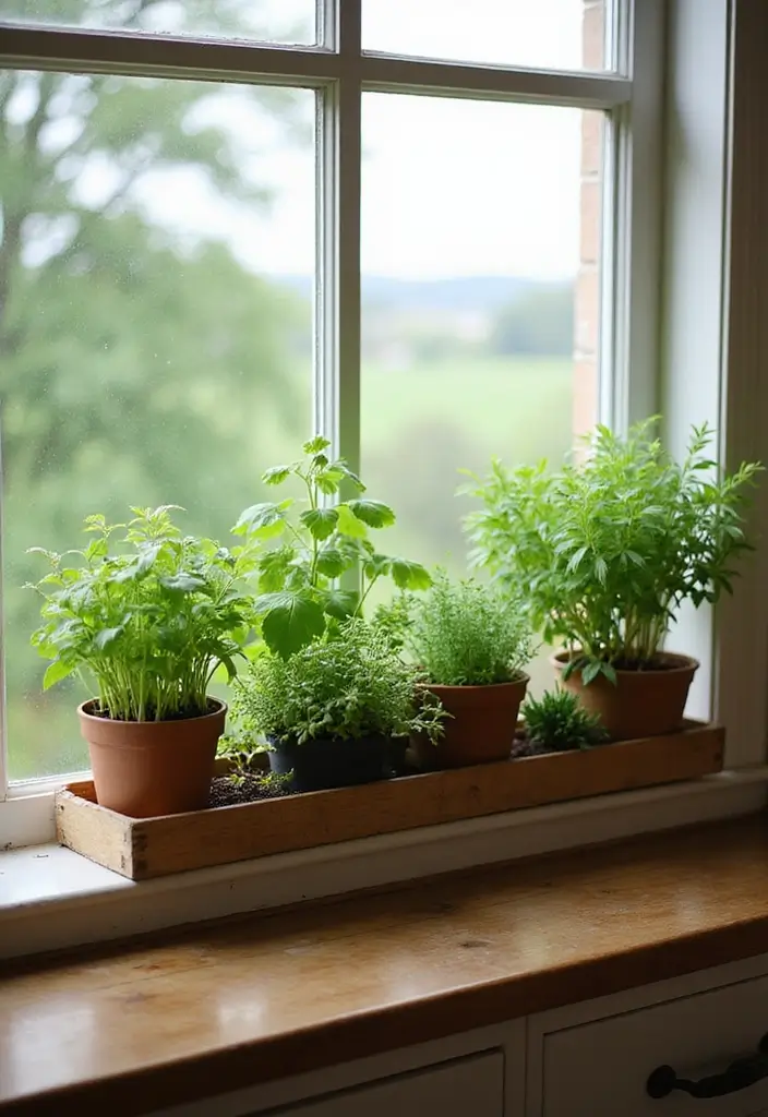 29 Kitchen Platform Ideas That Make Cooking Easier 26 29 Kitchen Platform Ideas That Make Cooking Easier - 26. Boxed Herb Gardens
