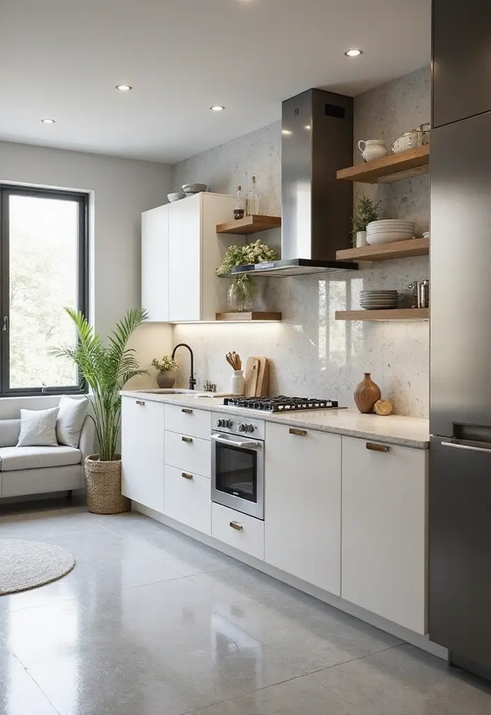 29 Kitchen Platform Ideas That Make Cooking Easier 27 29 Kitchen Platform Ideas That Make Cooking Easier - 27. Easy-Clean Countertops