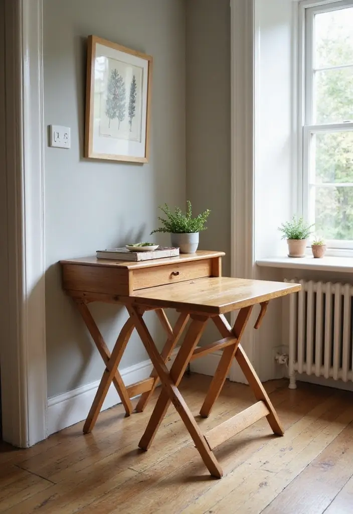 29 Kitchen Platform Ideas That Make Cooking Easier 5 29 Kitchen Platform Ideas That Make Cooking Easier - 5. Compact Folding Tables